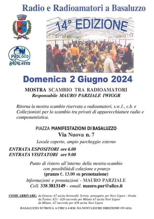  ‣ adn24 novi ligure (al) | domenica la mostra scambio per radioamatori a basaluzzo ‣ adn24 novi ligure (al) | domenica la mostra scambio per radioamatori a basaluzzo